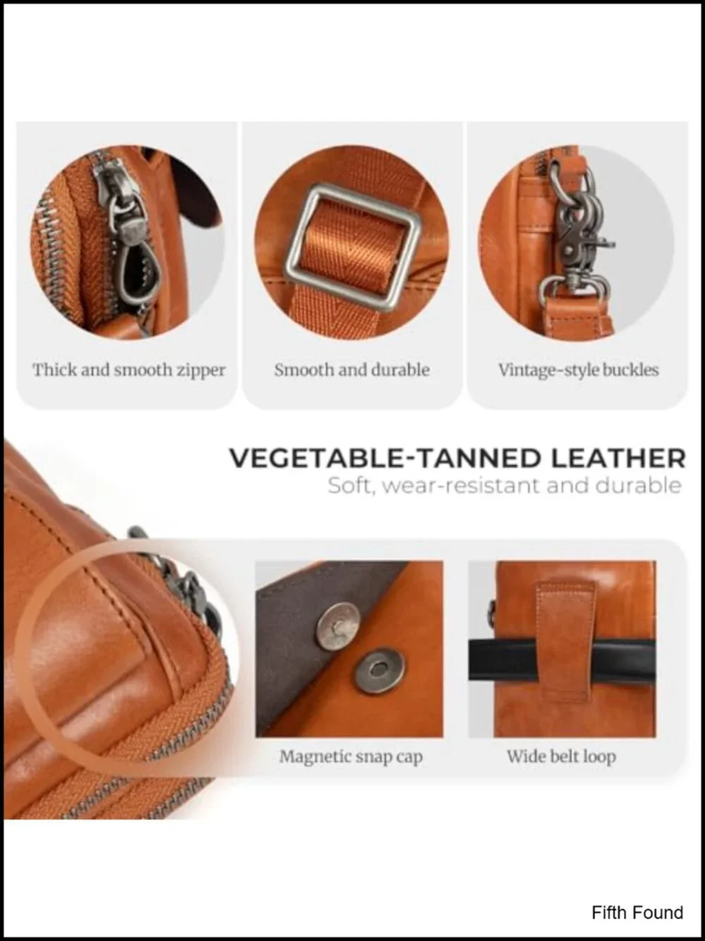 Genuine Leather Small Crossbody Messenger Phone Bag